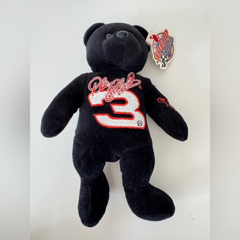 Avon Dale Jr Black Plush Bear NASCAR
